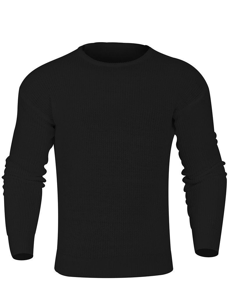 Casual Männer Pullover Einfarbig - NDY