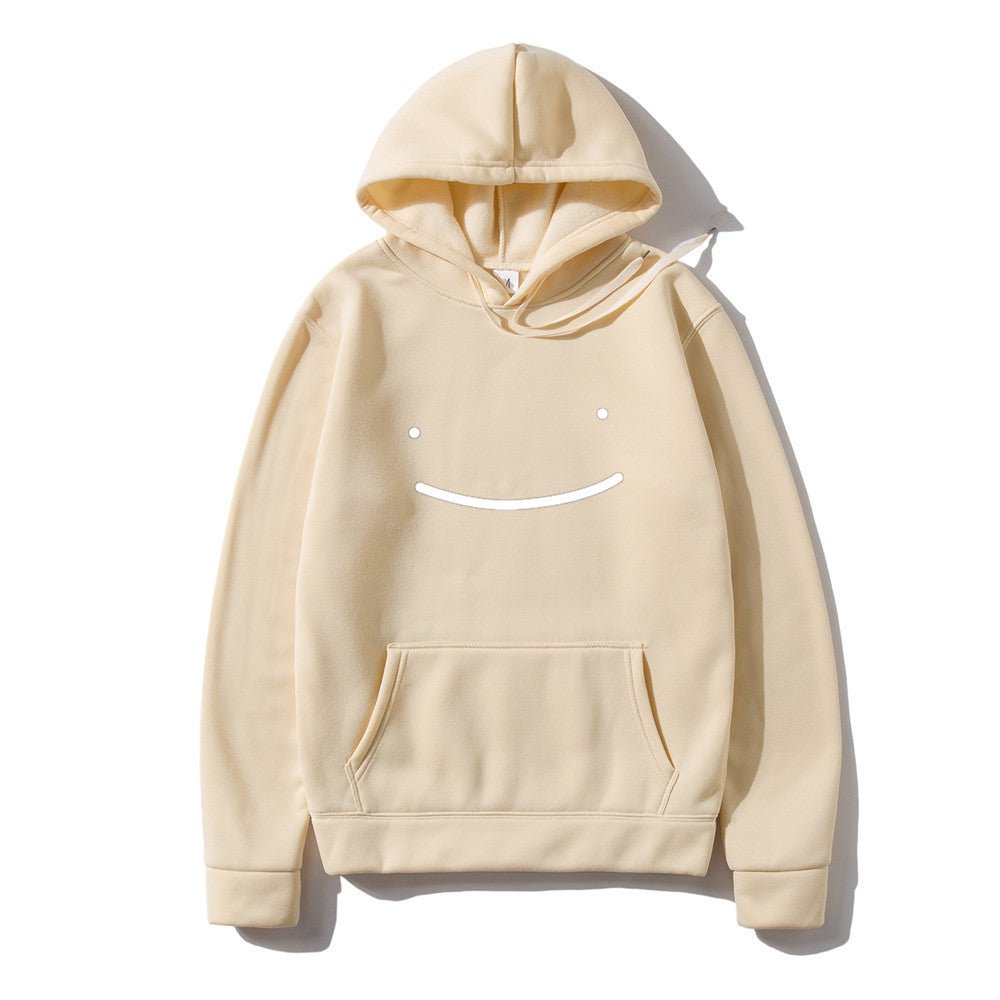 Damen Hoodie mit Smile Print Kapuzenpullover für Frauen - NDY
