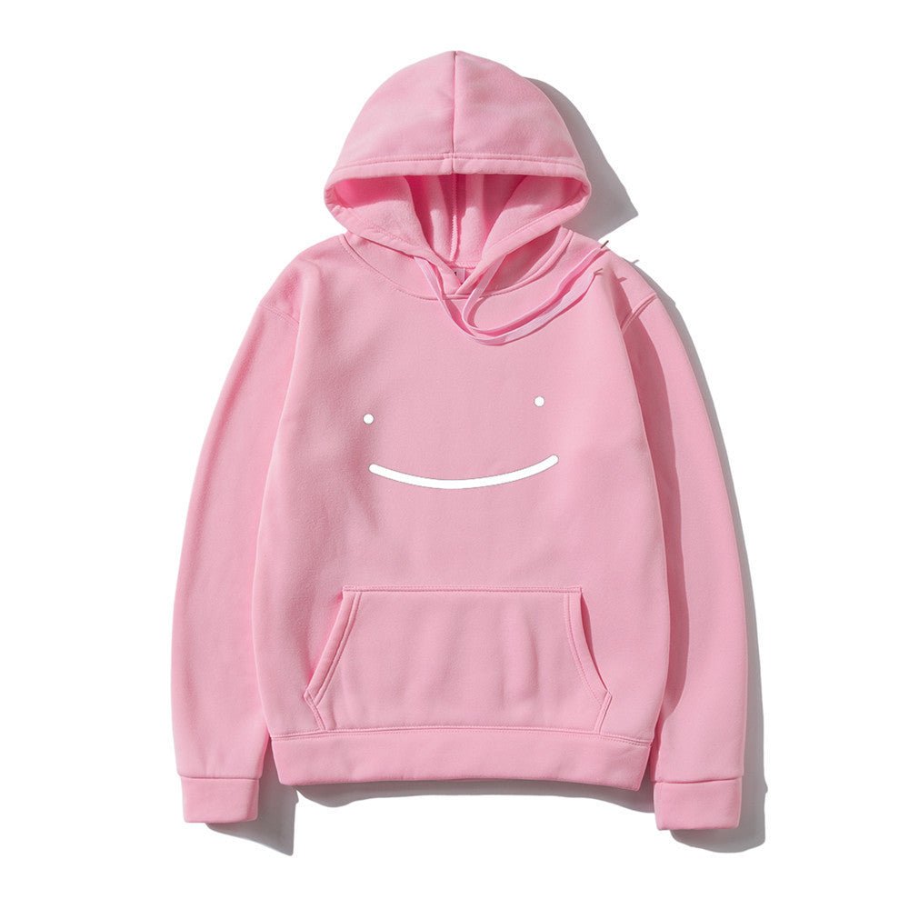 Damen Hoodie mit Smile Print Kapuzenpullover für Frauen - NDY