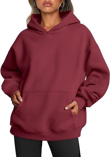 Damen - Kapuzenpullover mit Taschen, übergroßer Kapuzenpullover - NDY