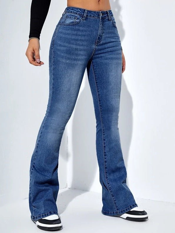 Damen - Mode High Waist Slim - Fit Stretch Jeans - NDY
