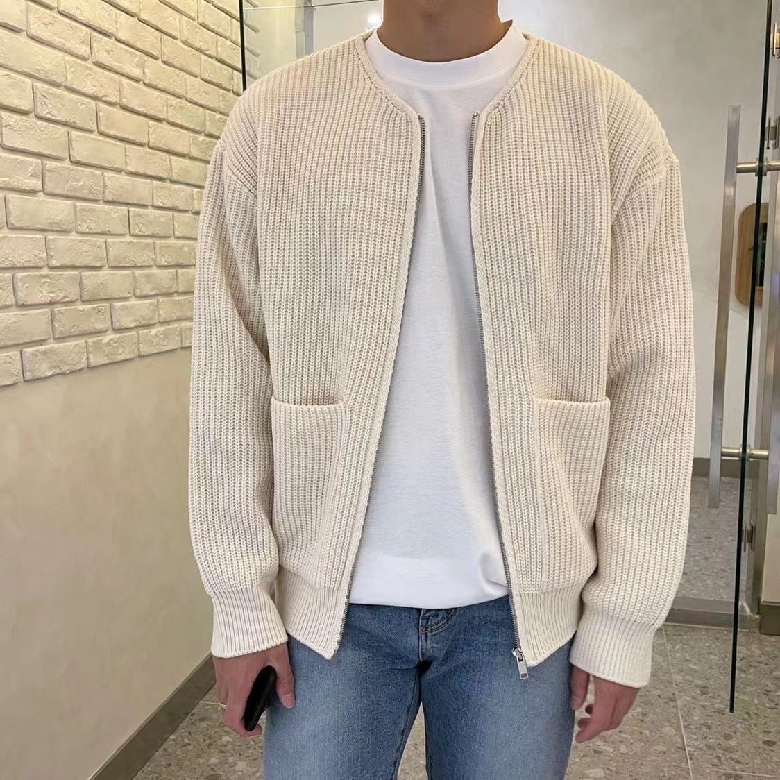 Elegante Herren Strickjacke - NDY