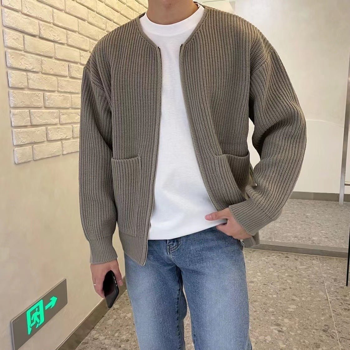 Elegante Herren Strickjacke - NDY
