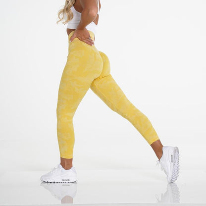 Camouflage Damen Leggings Nahtlose Fitness Yoga Hosen - NDY