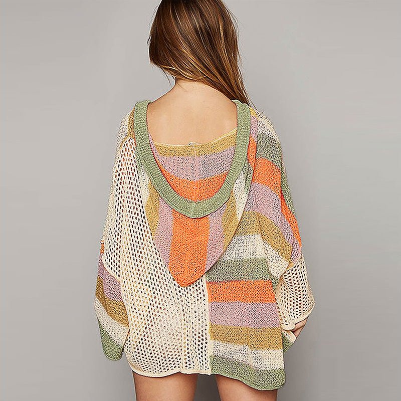Casual Sommer Pullover mit V - Ausschnitt - NDY