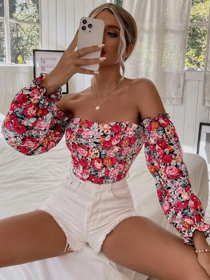 Damen Casual Off - shoulder Top - NDY