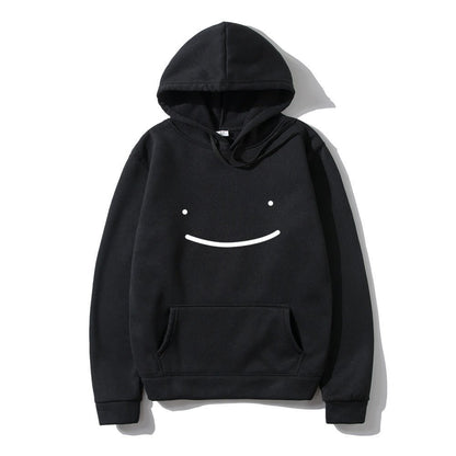 Damen Hoodie mit Smile Print Kapuzenpullover für Frauen - NDY