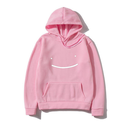 Damen Hoodie mit Smile Print Kapuzenpullover für Frauen - NDY