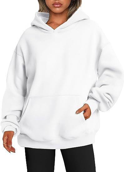 Damen - Kapuzenpullover mit Taschen, übergroßer Kapuzenpullover - NDY