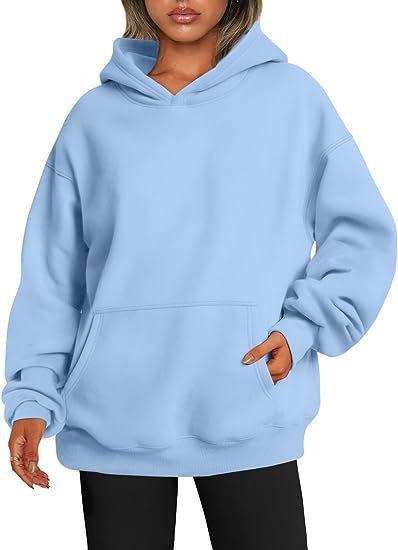 Damen - Kapuzenpullover mit Taschen, übergroßer Kapuzenpullover - NDY