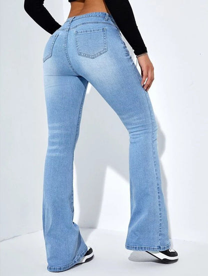 Damen - Mode High Waist Slim - Fit Stretch Jeans - NDY