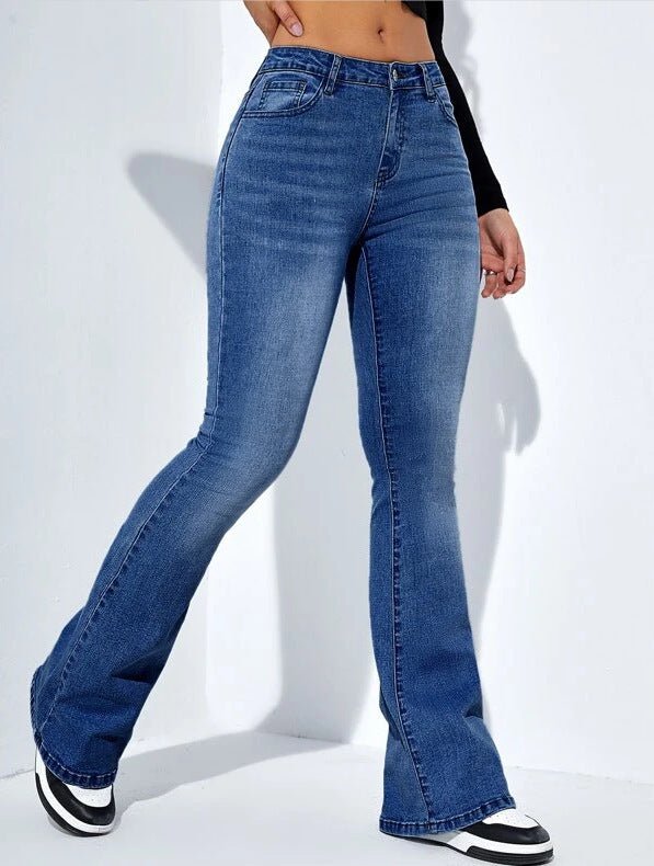 Damen - Mode High Waist Slim - Fit Stretch Jeans - NDY