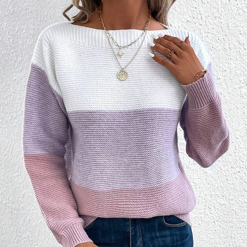 Gestrickter Damen Langarmpullover - NDY