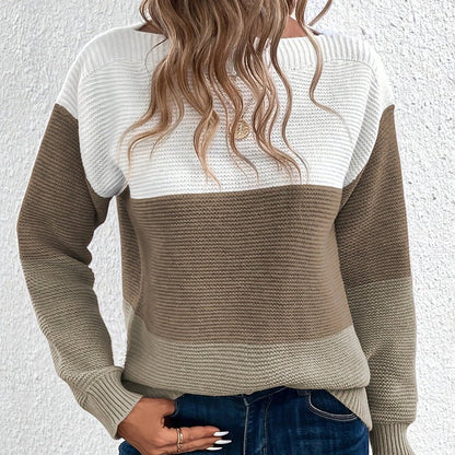 Gestrickter Damen Langarmpullover - NDY