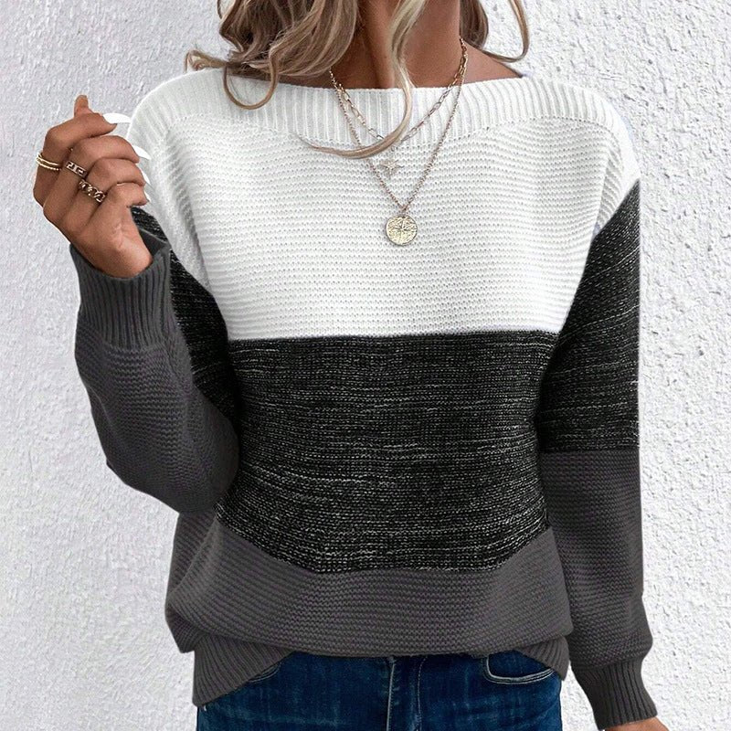 Gestrickter Damen Langarmpullover - NDY