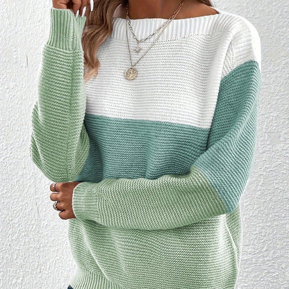 Gestrickter Damen Langarmpullover - NDY